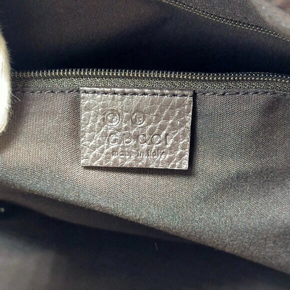 Gucci Hand Bag Sherry Line Brown PVC 693-042825 - Picture 13 of 13